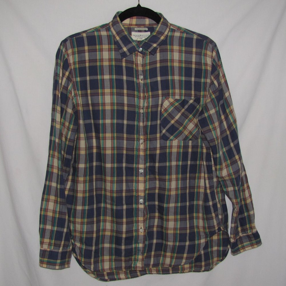 Womens' Ralph Lauren Denim & Supply RL Boyfriend Plaid Shirt Size Large